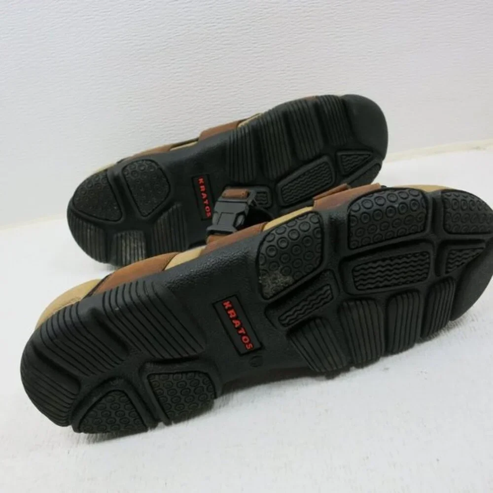 Kratos International Performance Nubuck Adjustable Straps Leather Casual sz 12